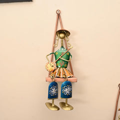 Metal Hanging Doll Set For Home Decor