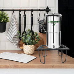 Black Heavy Metal Flower Pot/Plant Stand  For Home Garden Balcony Living Room  Decor Square Shape (Black-Set Of 4)