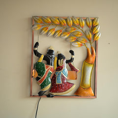 Krishna Radha Jhula Frame with LED