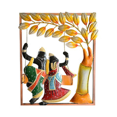 Krishna Radha Jhula Frame with LED
