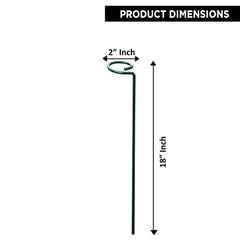 Green  18 Inches Metal Plant, Super Long And Strong Trellis, Plant Support, Strong Metal, Black