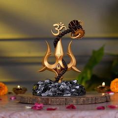 Trishul Matte Finish Decorative Idol