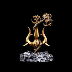 Trishul Matte Finish Decorative Idol