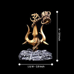 Trishul Matte Finish Decorative Idol
