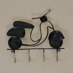 Metal Key Hanger Scooter Wall Hanging
