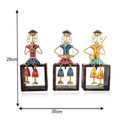 Metal Stool Lady For Table Top Decor Decorative Showpiece For Home|Office|Gift Item