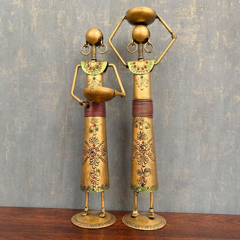 Labour Lady T-Lite Antique (Set of 2)
