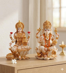 Goddess Ganesha Idol | Hindu Spiritual Home Decor, Prosperity, Wisdom Murti