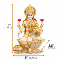 Goddess Ganesha Idol | Hindu Spiritual Home Decor, Prosperity, Wisdom Murti