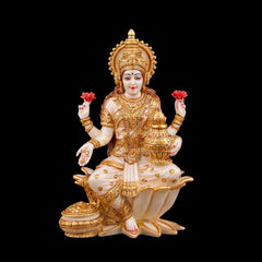 Lakshmi Ganesha Set resin idols, small Hindu idol set, pooja room decor