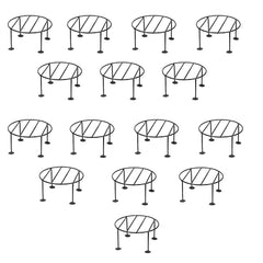 Black Metal Flower Pot/Plant Stand  For Home Garden Balcony Living Room  Decor (Black-5)