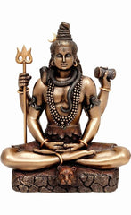 Antique Shiva Matte Finish Decorative Idol