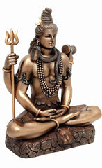 Antique Shiva Matte Finish Decorative Idol